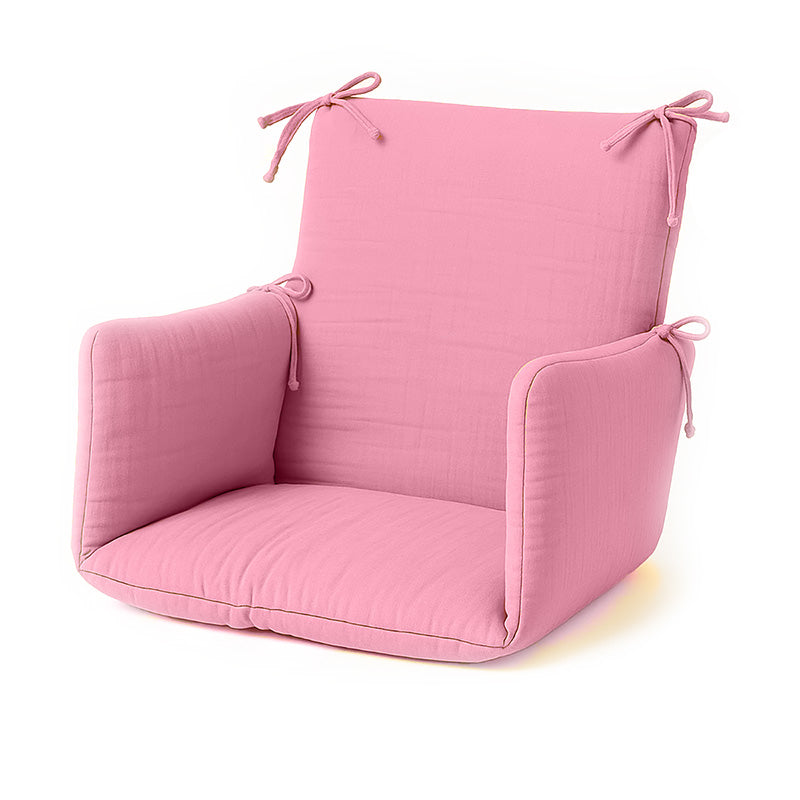 coussins chaise haute rose coton bio madeinfrance