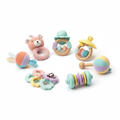 Ensemble de sept hochets pour bébé