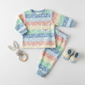 Pyjama bébé doux en couleurs pastel