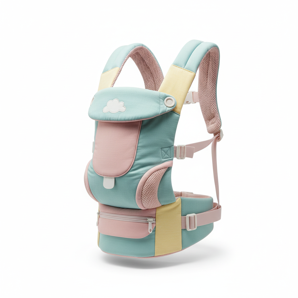 Porte-bébé dos ergonomique
