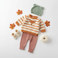 Tenue d'automne pour bébé fille