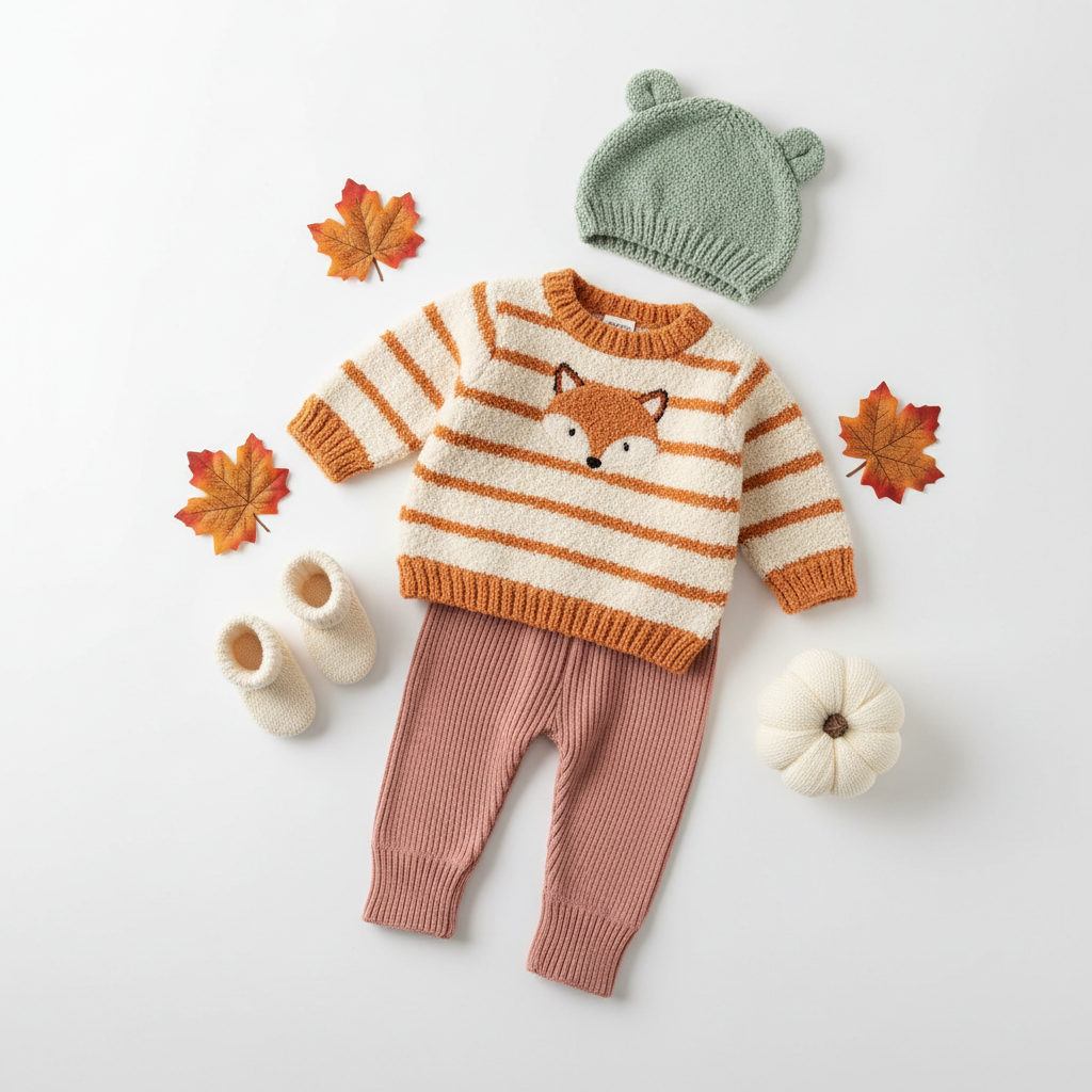 Tenue d'automne pour bébé fille