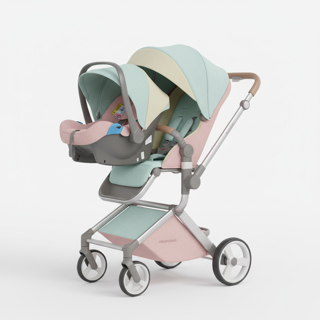 Poussette combinée bébé
